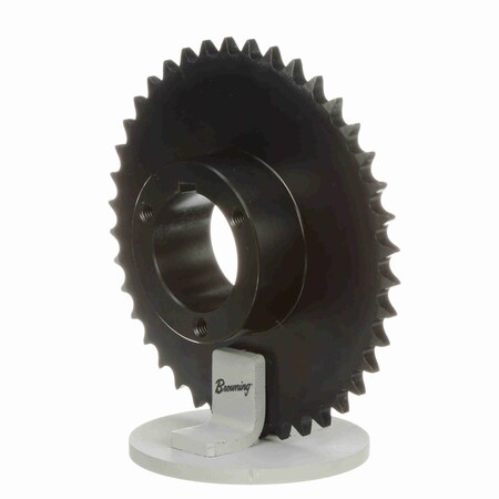 Browning Steel Bushed Bore Roller Chain Sprocket, 40P40 40P40